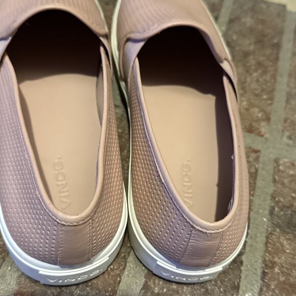 VINCE Blair 5 Perforated Slip-On Sneakers pink women’s size 9M/ 39EU - Picture 10 of 16